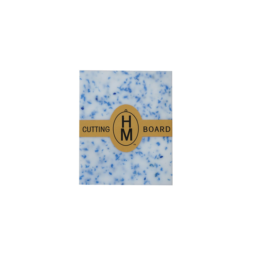 Blue Plastic Cutting Board w/ Design