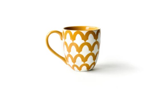 Brass Arabesque Mug