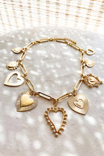 Load image into Gallery viewer, Casey Gold Charm Necklace
