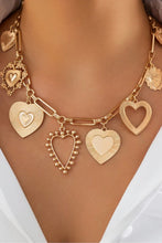 Load image into Gallery viewer, Casey Gold Charm Necklace
