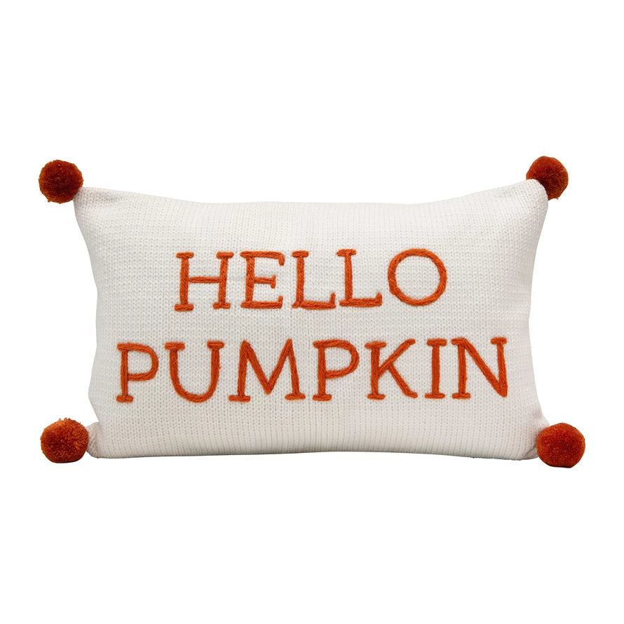 Hello Pumpkin Pillow