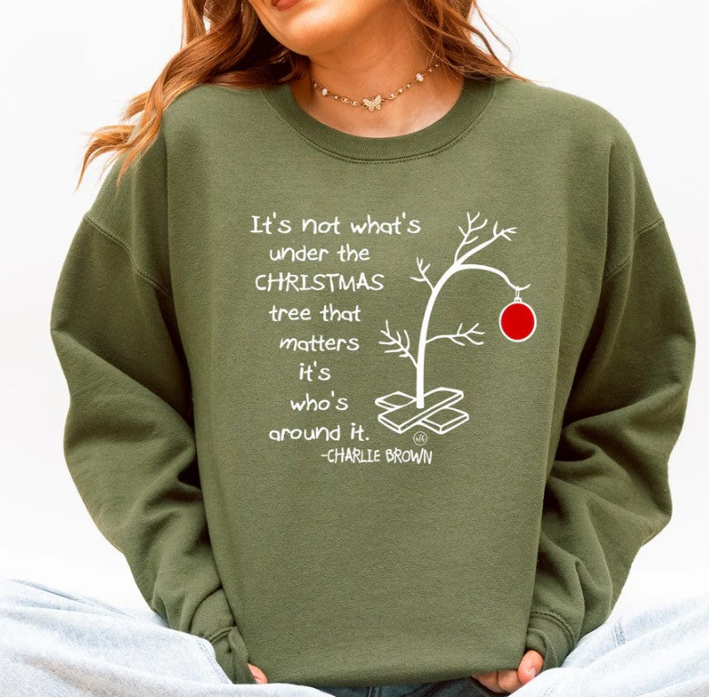 Charlie Brown Christmas Tree Sweatshirt