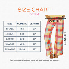 Load image into Gallery viewer, Mini Polka Dot Stretchy Ivory Denim

