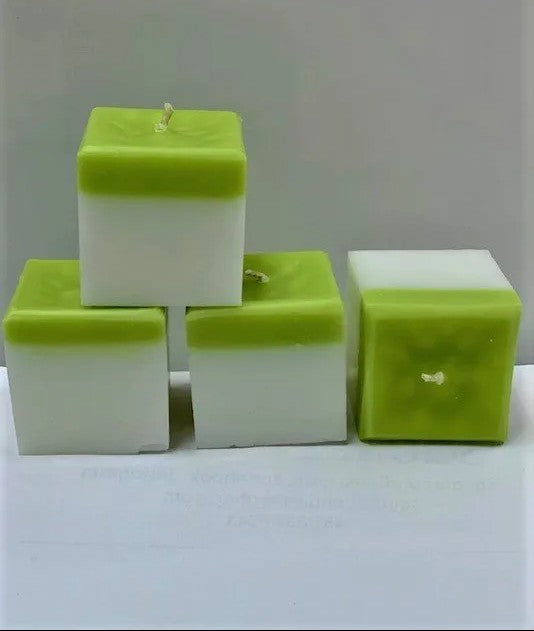 Coconut Splash Square Votive Candle