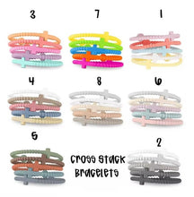 Load image into Gallery viewer, Cross Bracelet Stack
