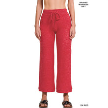 Load image into Gallery viewer, Cropped Soft Brushed Hacci Drawstring Pants
