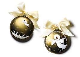 Birth of Christ - Luke 2:9 120mm Glass Ornament