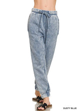 Load image into Gallery viewer, Acid Wash Fleece Sweatpants With Pockets
