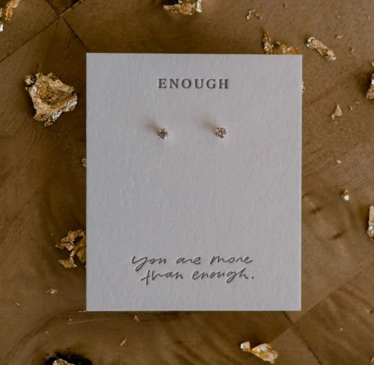 Enough Earring Studs