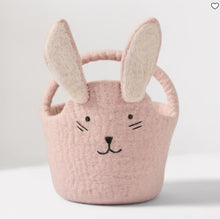 Load image into Gallery viewer, Felted Bunny Bucket
