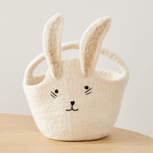 Load image into Gallery viewer, Felted Bunny Bucket
