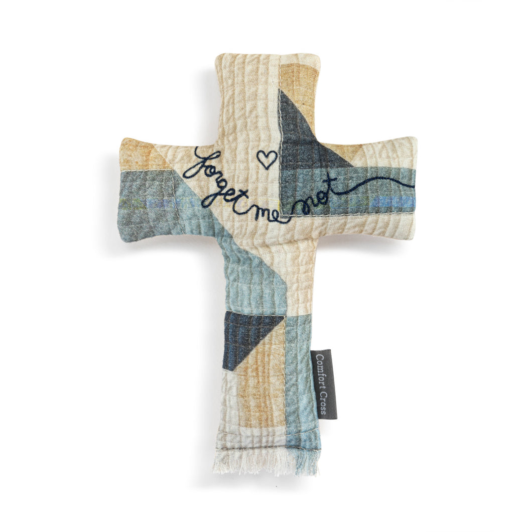 Forget Me Not Comfort Cross