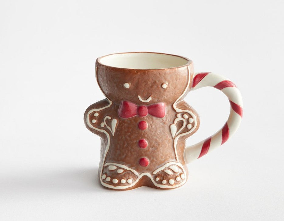 Gingerbread Stoneware Mugs
