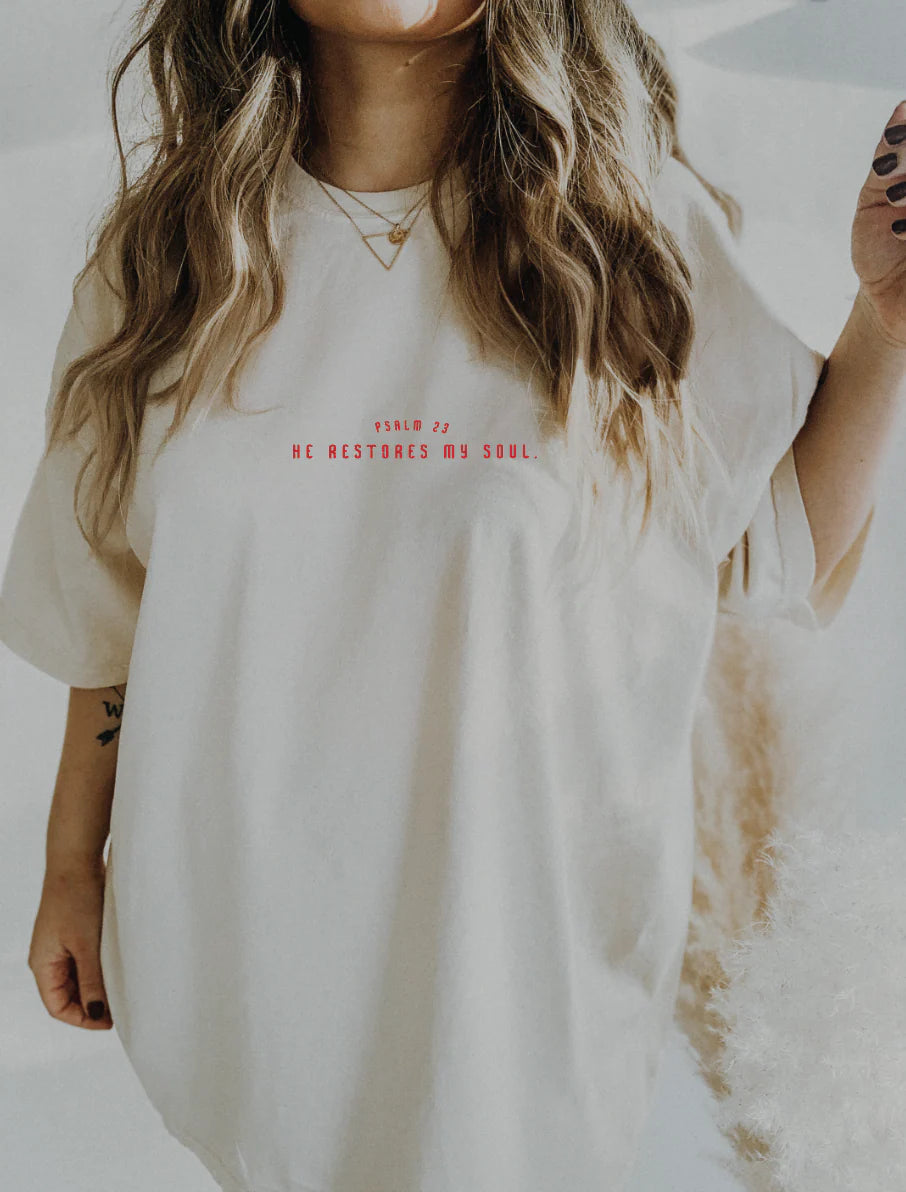 He Restores My Soul Tee