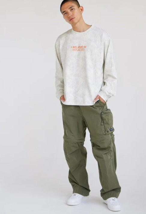 I Believe in Miracles Camo LS Heavyweight Tee