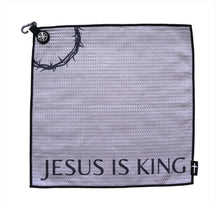 Load image into Gallery viewer, Jesus is King Magnetic Towel
