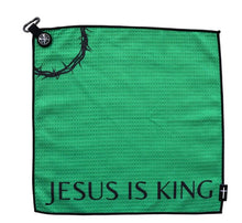 Load image into Gallery viewer, Jesus is King Magnetic Towel
