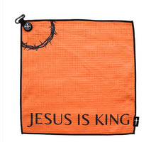 Load image into Gallery viewer, Jesus is King Magnetic Towel
