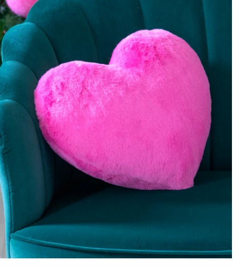 Jovi Heart Pillow, Pink