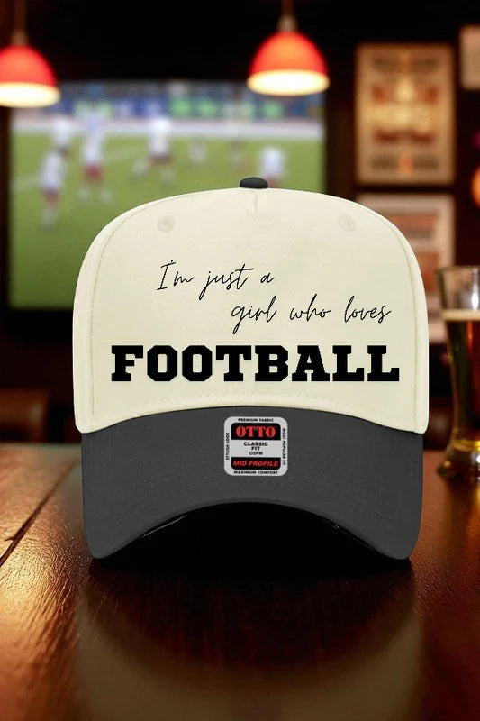 Just A Girl Who Loves Football Hat