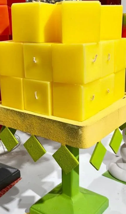 Lemonade Square Votive Candle
