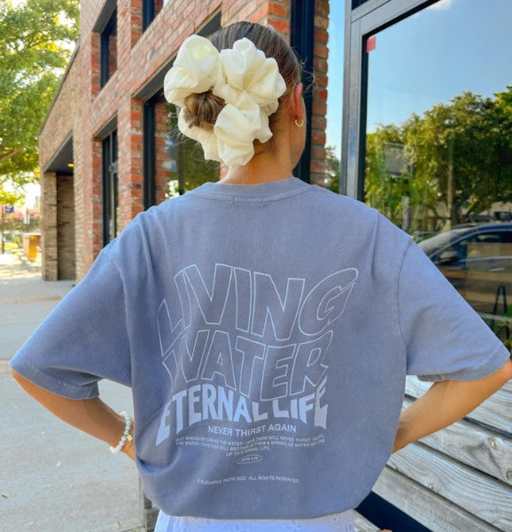 Living Water Blue Unisex Tee