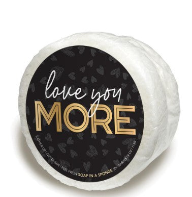 LOVE YOU MORE Soap in a Sponge
