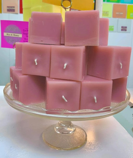 Marzipan Square Votive Candle