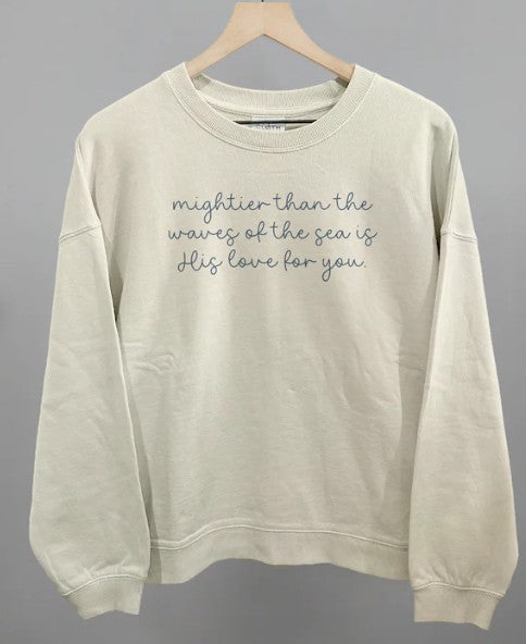 Mightier Than The Waves His Love For You