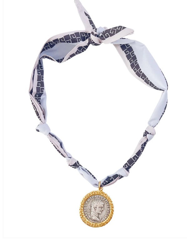 Mixed Metal Coin Necklace