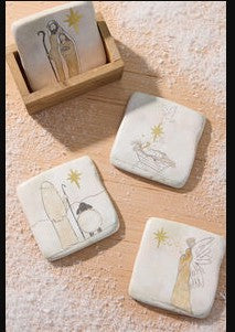 Nativity Coaster Set