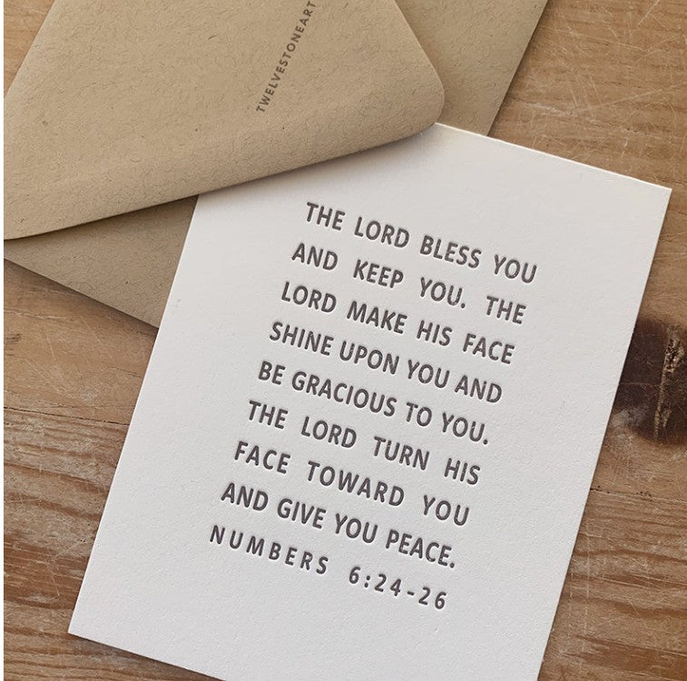 Notecard-Numbers 6:24-26
