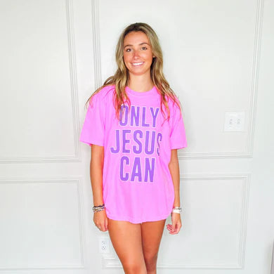 Only Jesus Can Puff Adult Tee