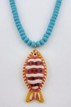 Load image into Gallery viewer, Colorful Tropical Fish Beaded Necklace
