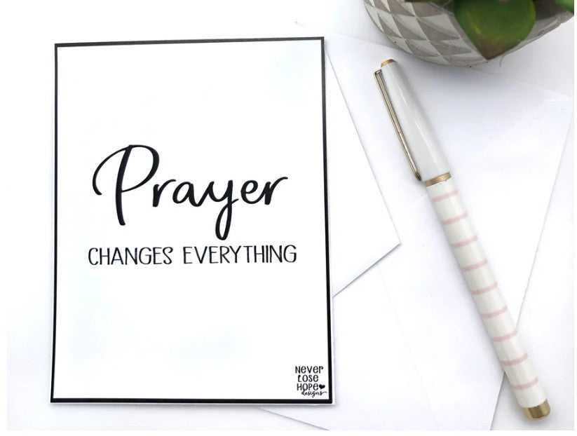 Prayer Changes Everything Notecard