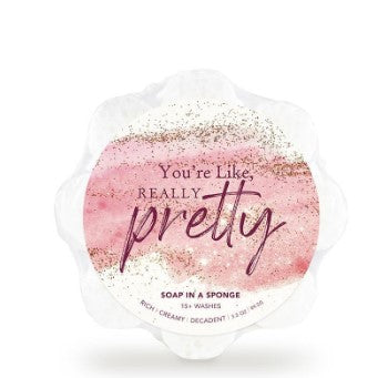 You're Like REALLY Pretty Soap in a Sponge