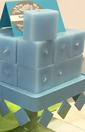 Salt Sea Air Square Votive Candle