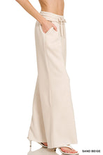 Load image into Gallery viewer, Acid Wash Fleece Palazzo Pant With Pockets
