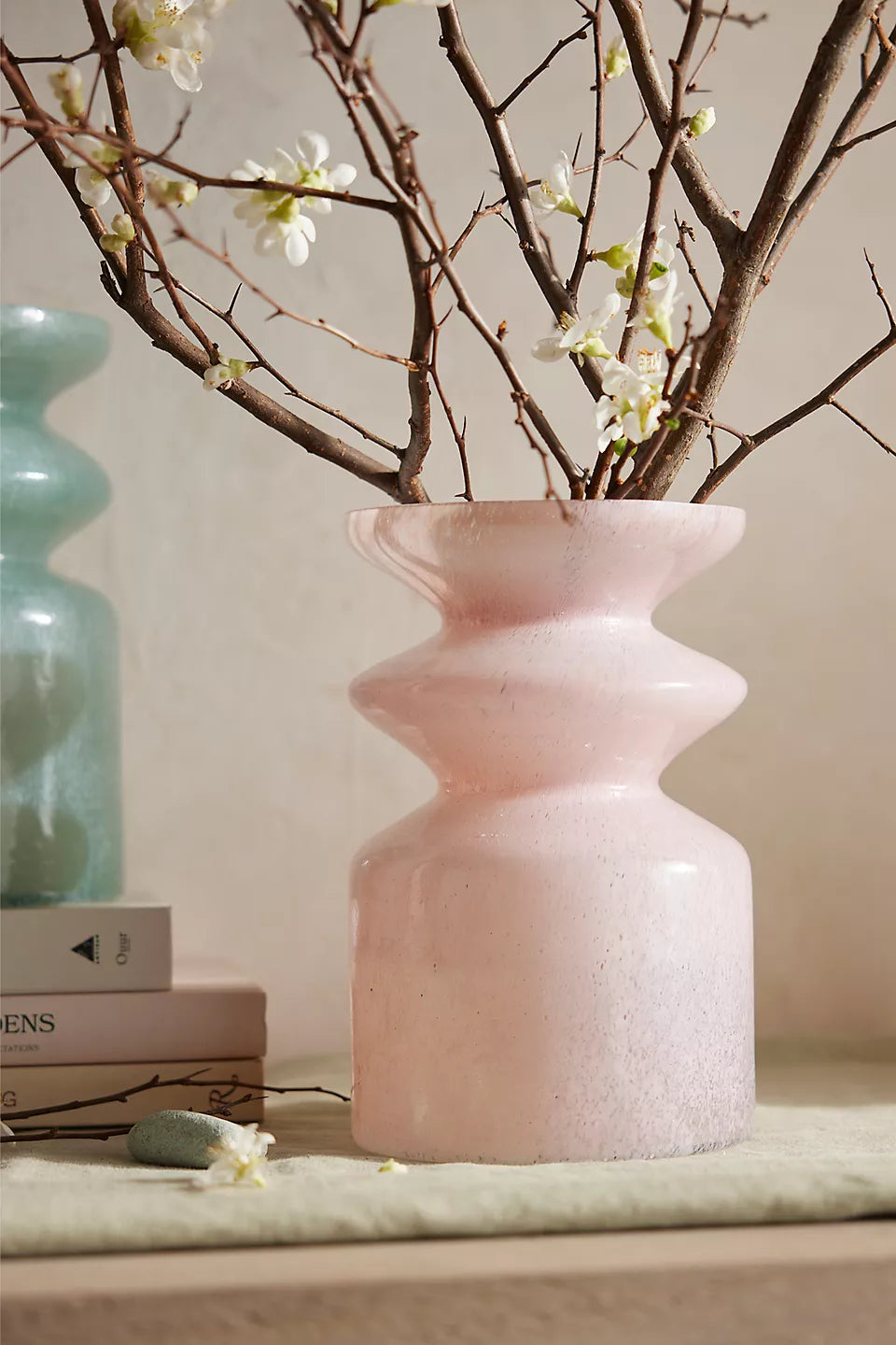 Sanded Glass Vase