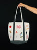 Fully Embroidered Teacher Boat n Tote