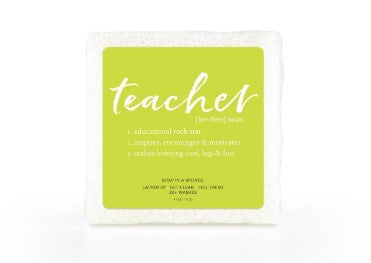 Teacher Soap Sponge