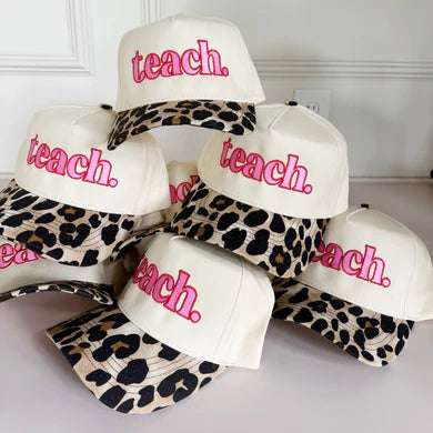 Teach Hat | Leopard
