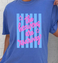 Load image into Gallery viewer, The Heavens Are Roaring Striped Tee
