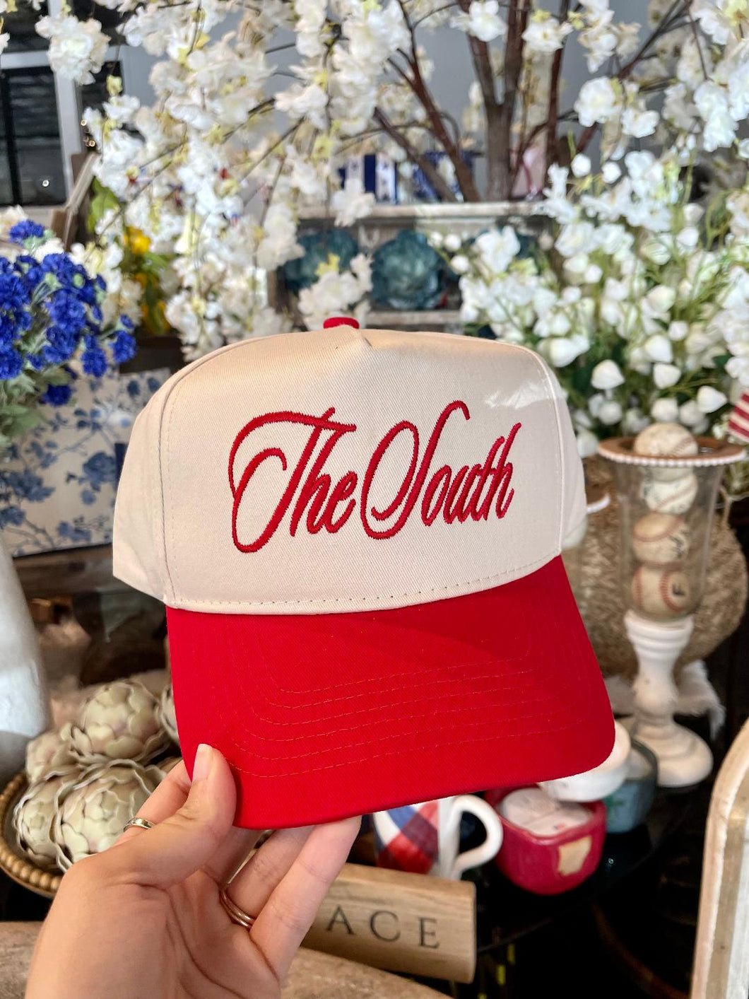 The South - Vintage Trucker Hat - Red