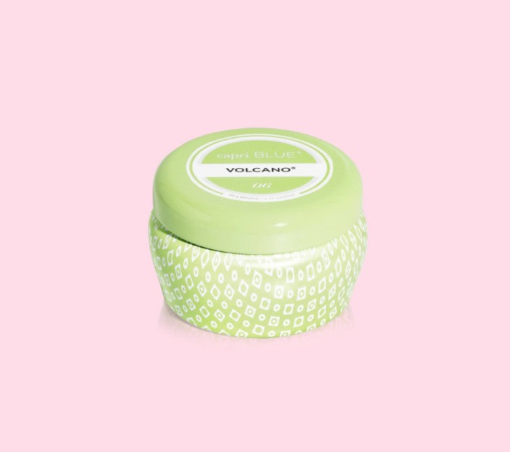 Volcano Iced Matcha Printed Mini Tin Candle, 3 oz