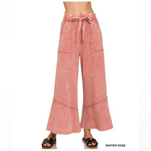 Load image into Gallery viewer, Exposed-seam Flare Hem Pants With Pockets
