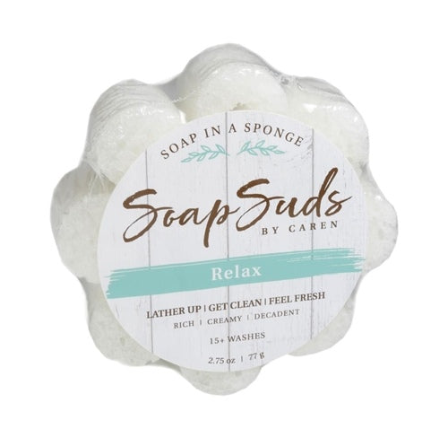 Relax Soap Sudz Sponge by Caren