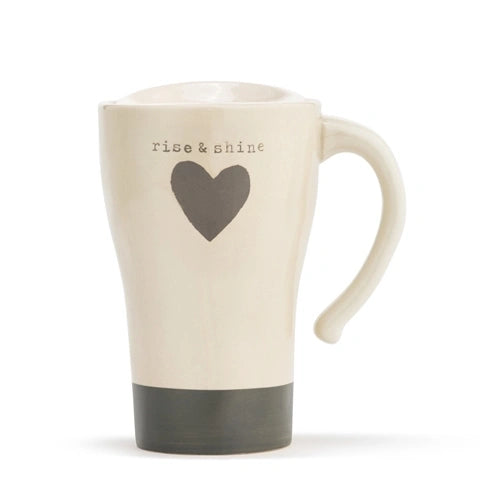 Rise & Shine Heart Travel Mug