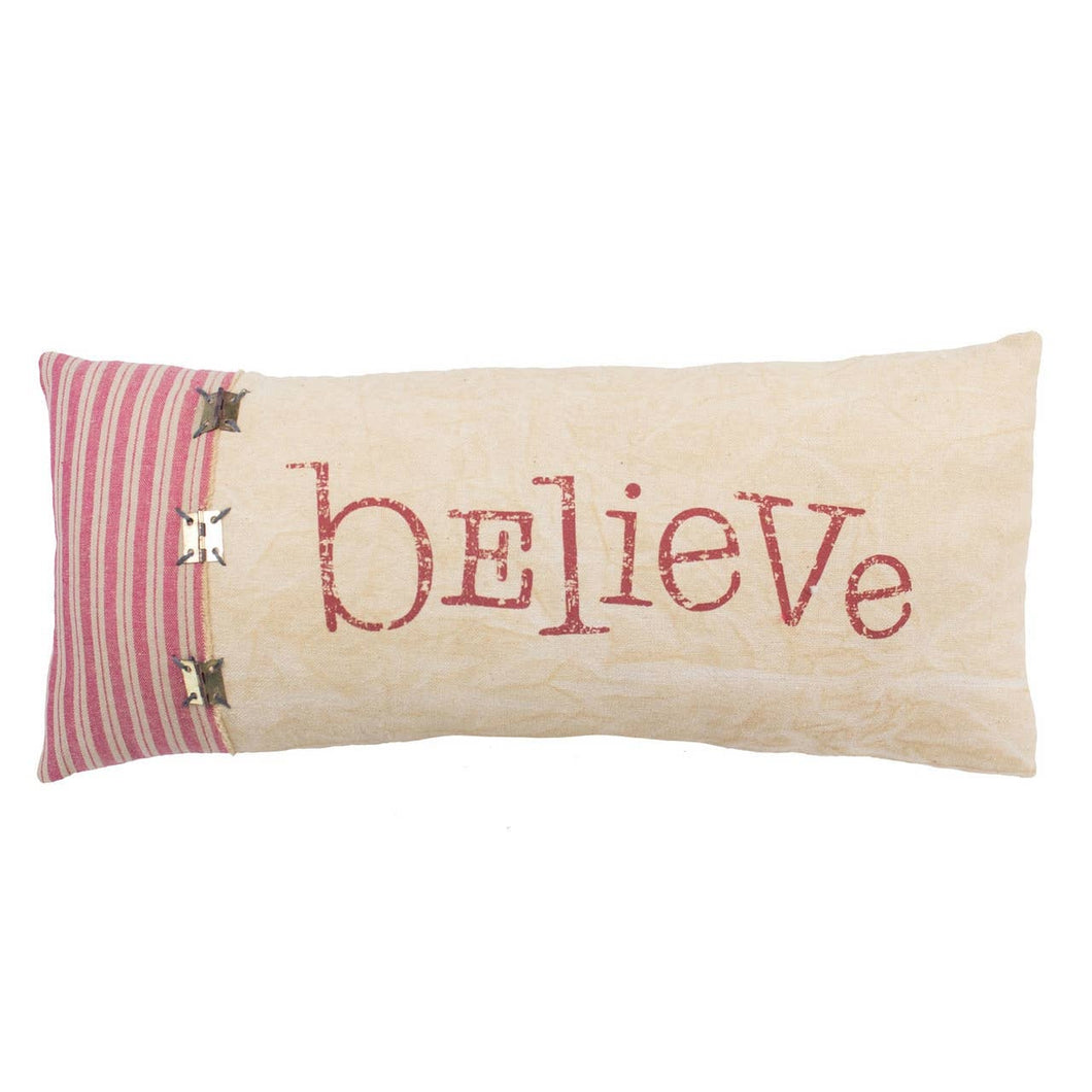 Salvage Believe Pillow