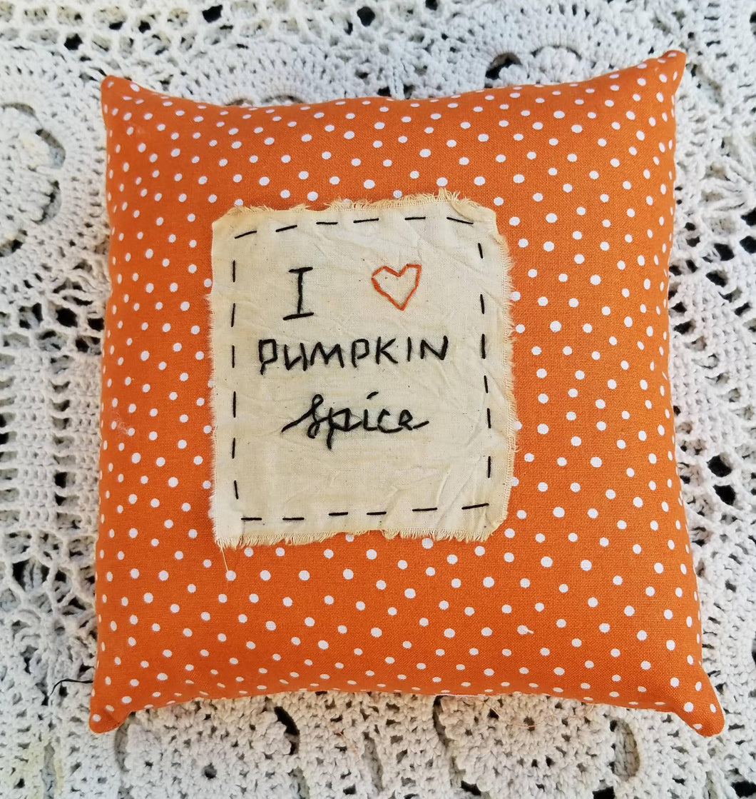 I love Pumpkin Spice Pillow